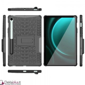 Smūgiams atsparus dėklas planšetei - su kojele (Samsung Tab S9 (SM-X710-SM-X716/Tab S9 Fe (X510-X516B/Tab S10 Fe/Tab S10 Lite) Smūgiams atsparus dėklas planšetei - su kojele (Samsung Tab S9 (SM-X710-SM-X716/Tab S9 Fe (X510-X516B/Tab S10 Fe/Tab S10 Lite)